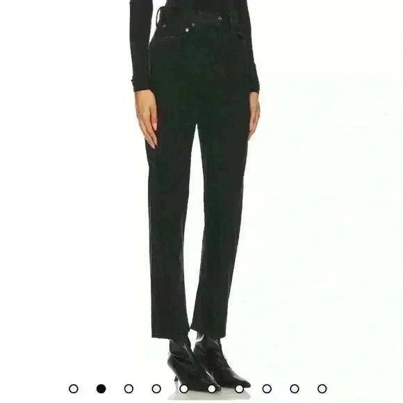 Agolde Women's High Rise Jeans - Black - Picture 2 of 12
